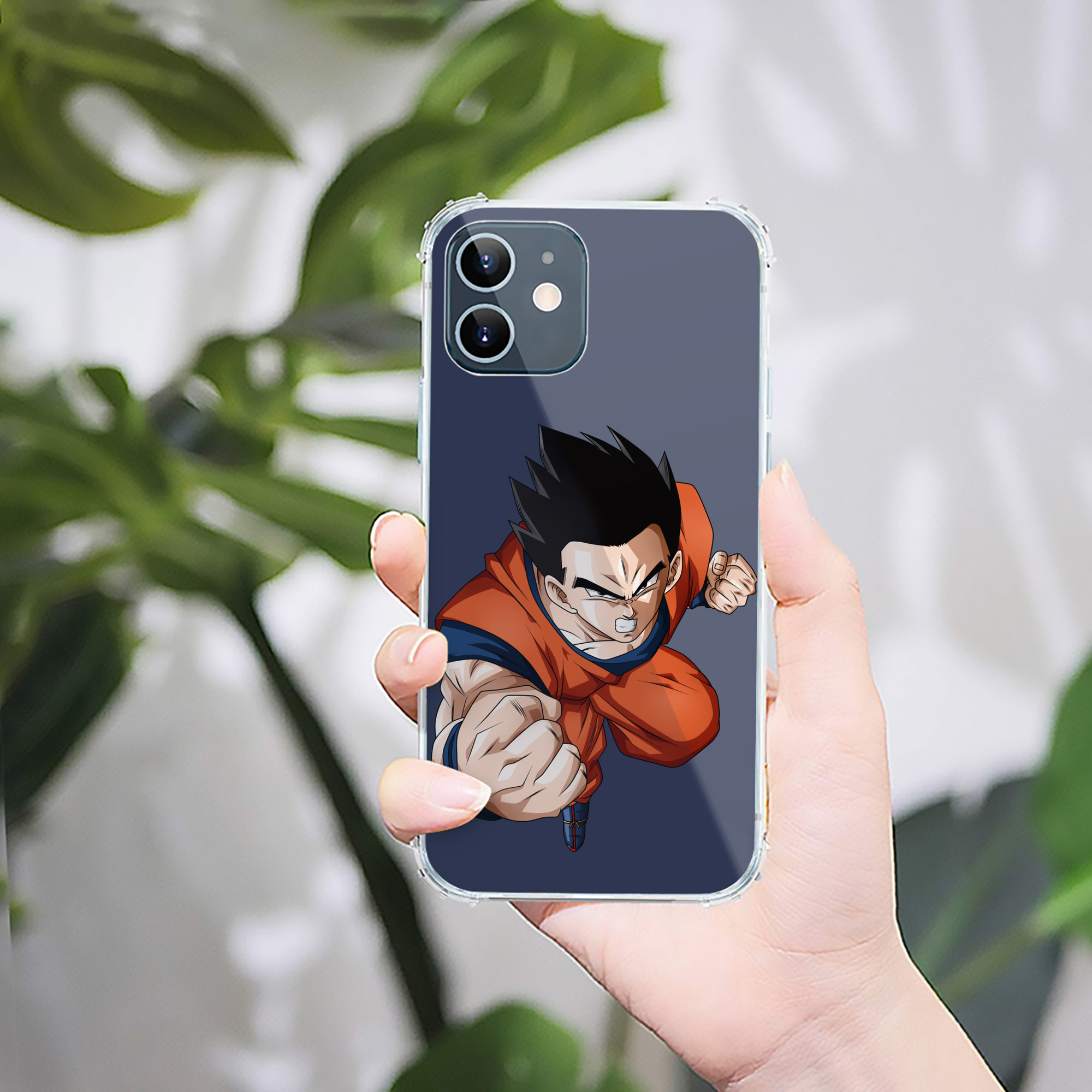 （画像用） ドラゴンボール 孫 悟飯（そんごはん）DRAGON BALL Son Gohan 【iPhone 12シリーズ対応】透明スマホケース（クリアソフトケース）